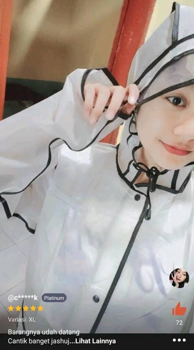 Jas Hujan Comel & Aesthetic